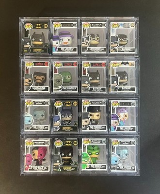 Funko Bitty Pop! Batman Komplettsatz 16 Stück - Chase 1/6 & 1/3