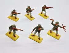 Britains Deetail German Afrika Korps on Foot - Full Set of 6 - Ref 7377