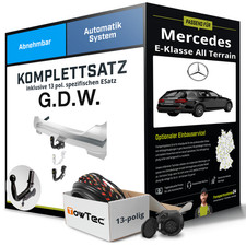 Für MERCEDES E-Klasse All Terrain S213 Anhängerkupplung abn +eSatz 13pol 17- Kit