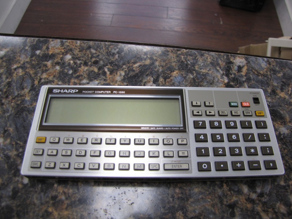 Sharp PC-1360 Pocket Computer + Sharp CE-126 Pocket Printer /Cassette ...