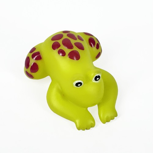 Cute Green Frog Baby Bath Toy Squeaky Developmental Infant Toddler Sensory Play