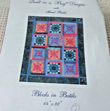 Vtg QUILT IN A BAG DESIGNS w/ ISLAND BATIKS B...