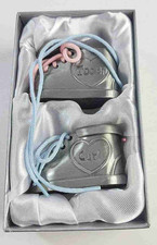 Stephan Baby Pewter First Tooth And First Curl Keepsake Shoes - NIB