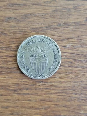 Philippines Administration Américaine USA Pièce 20 Centavos 1907 Argent P2437 - Photo 1/2