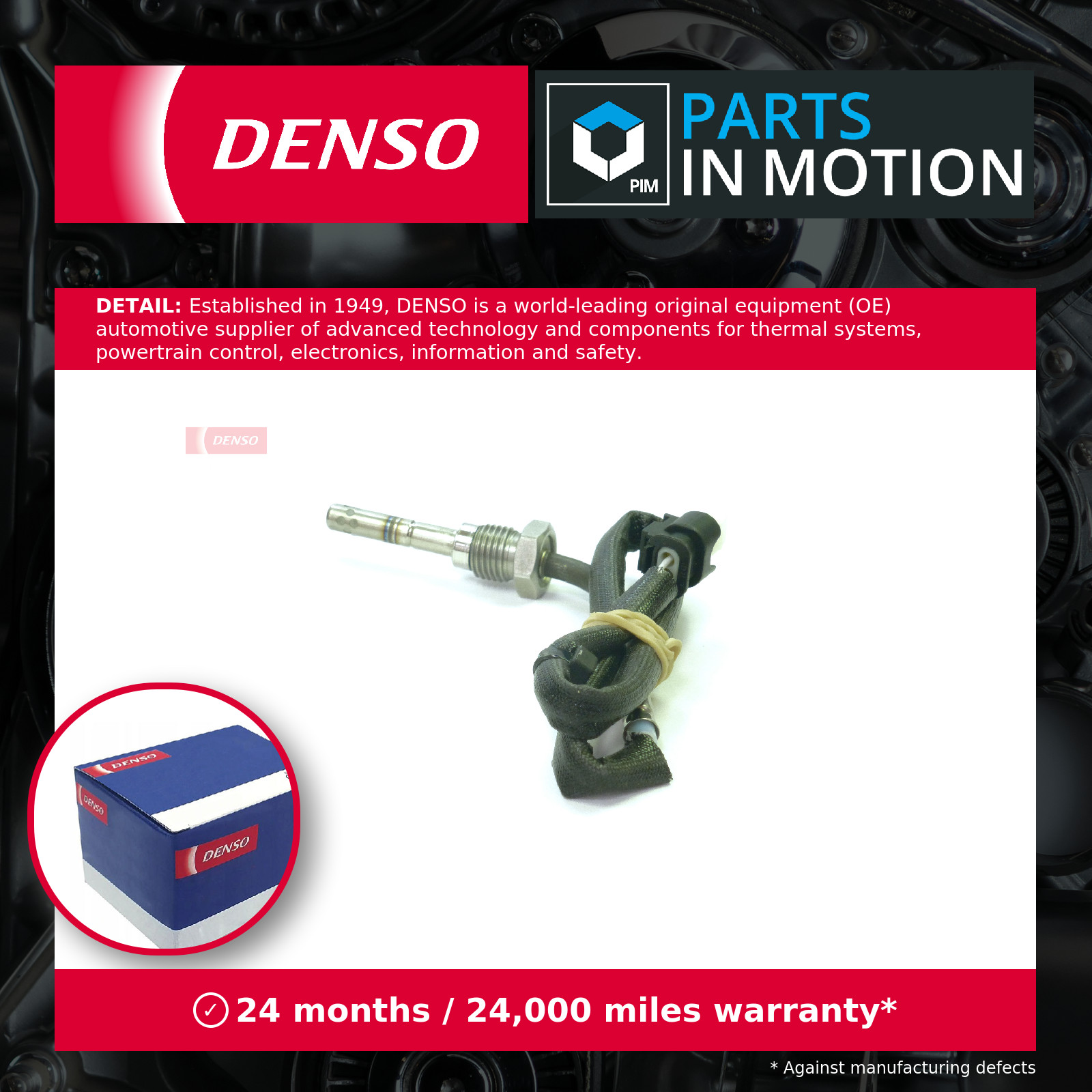 Exhaust Temperature Sensor DET-2002 Denso A0009056404 A0081532228 Quality New
