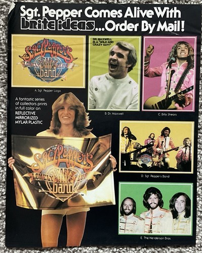 Sgt. Pepper’s Lonely Hearts Club Band Soundtrack Double Vinyl Lp With Poster - Picture 5 of 24