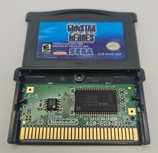 Gunstar Heroes Game Boy Advance Nintendo GBA Shooter Authentic - Tested & Works