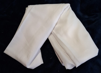 Vintage Off White Cream Lining Fabric 1.75 Yards Smooth Woven Sewing Craft