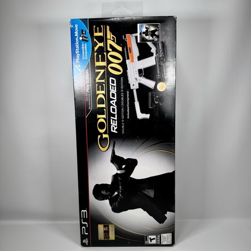 PS3 GoldenEye 007 Reloaded Double 'O' Edition Move CIB completo di scatola - Foto 13 di 16