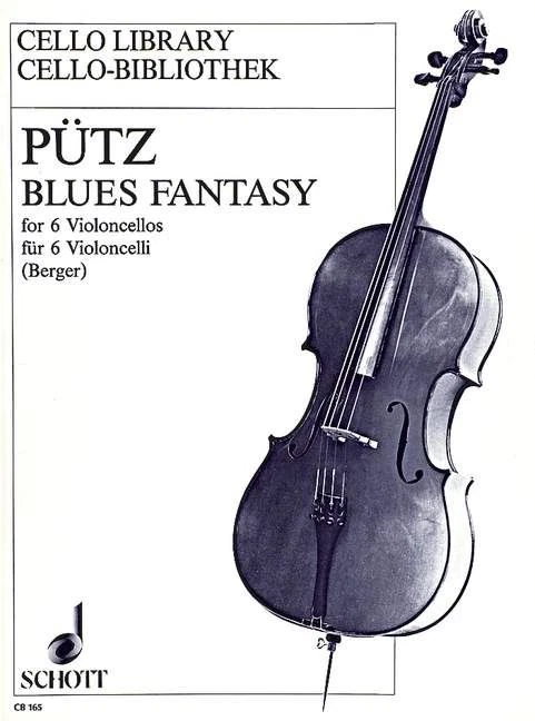 Blues Fantasy Eduard Puetz Set 6 Cellos Schott Music - Image 4 of 4