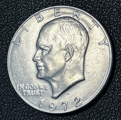 1972-D Eisenhower Ike Dollar Type 1 - Peg Leg - #1 | eBay