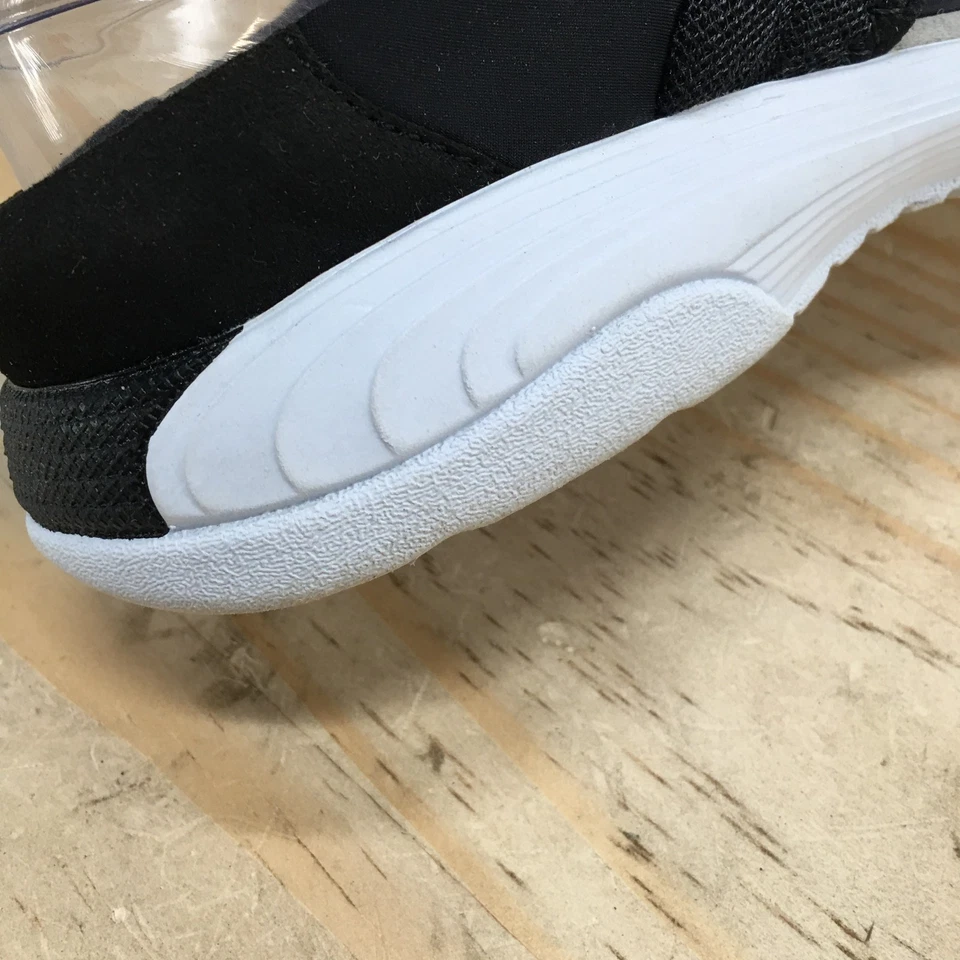 Easy Spirit Sandals Womens 7.5 M Traciee2 Slide Black Slip On Casual Peep Toe - Image 3 of 4