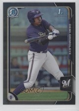 2015 Bowman Draft Chrome Asia Exclusive Black Refractor Demi Orimoloye #5 1u6