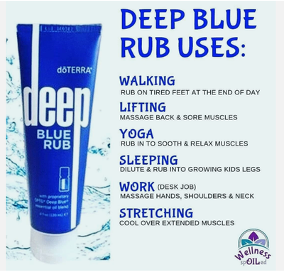 3 PACK DoTERRA Deep Blue doterra Rub Body Cream - 4 oz U.S. Stock