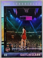 2025 Panini Caitlin Clark Chronicled - WNBA Caitlin Clark #42 Silver Holo