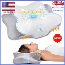 Neck Pillow Soft Cervical Pillow For Neck And Shoulder Pain Memory Foam Pillows