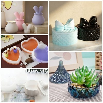 Creative Easter Decoration Silicone Mould For Candy Storage And Making