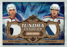 08-09 UD Artifacts Tundra Tandems  Scott Gomez--Chris Drury  1/35  Dual Patches