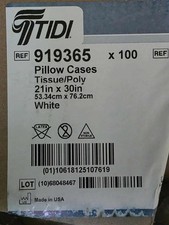 Everyday Pillowcase 21 x 30" Disposable White Tissue / Poly 919365 100 Ct