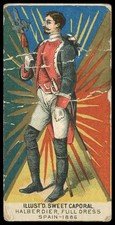 Kinney - 'Military Series (N224)' (1890) - #545 - Foreign Types - Spain - Hal...