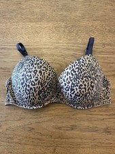 PINK Victoria's Secret Praline Animal 32DD Wear Everywhere Super Push Up Bra
