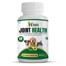 N'More Aguacate Soja Insaponificable Suplemento de Salud Articular para Mascotas - 60 Cápsulas
