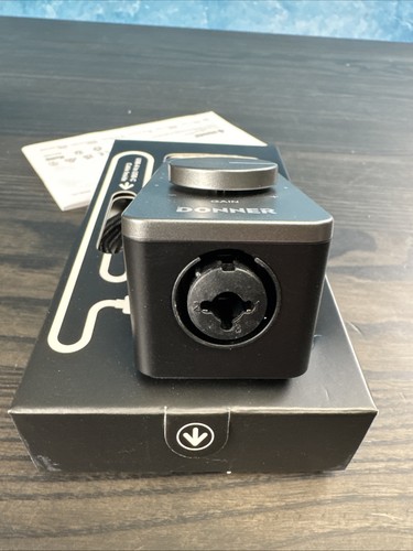 Donner Livejack M Grey USB C Charging Audio Interface New - Picture 7 of 9
