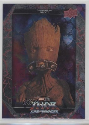 2023 Marvel Thor: Love and Thunder Ensemble Silver as Groot Vin Diesel #E-12 2a1