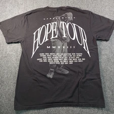 NF Real Music Mens Shirt XL Fits like Large Faded Black Music Hope Tour Rap Tee