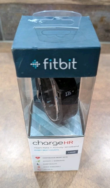 Fitbit Charge HR GPS Activity Tracker - Black, Large