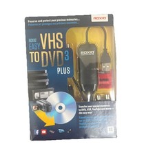 NEW, Sealed Roxio Easy VHS to DVD 3 Plus - Convert Videotapes To DVD/PC Video