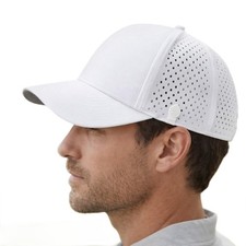 UVCoolix&trade; Cooling Sweatband Baseball Cap,Breathable X-Large-XX-Large, White