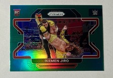 2022 Panini Prizm WWE Ikemen Jiro #81 Green Prizm RC