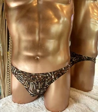 Medium Ammo Print Lynx Posing Style Bikini made in the USA MaryAngel Boutique