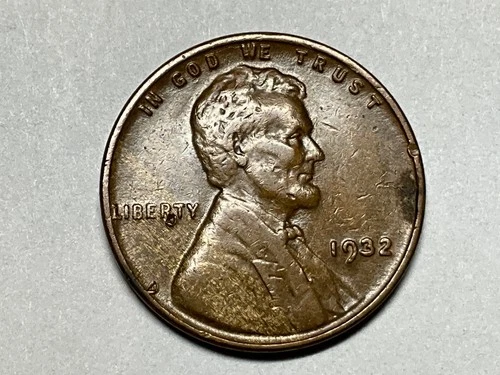 1932 P Lincoln Wheat Cent Good Details Several Obverse Blemishes #1