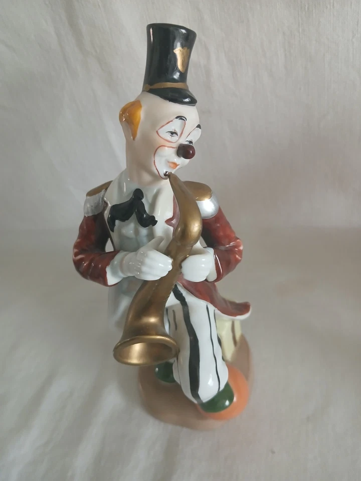 Konvolut 3 x handbemalte hochwertige Porzellan Clowns Porzellanclowns - Bild 4 von 4