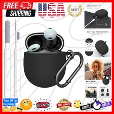 for Google Pixel Buds Pro  Buds Pro 2 Case Cover with Cleaner Kit, Soft Sili...