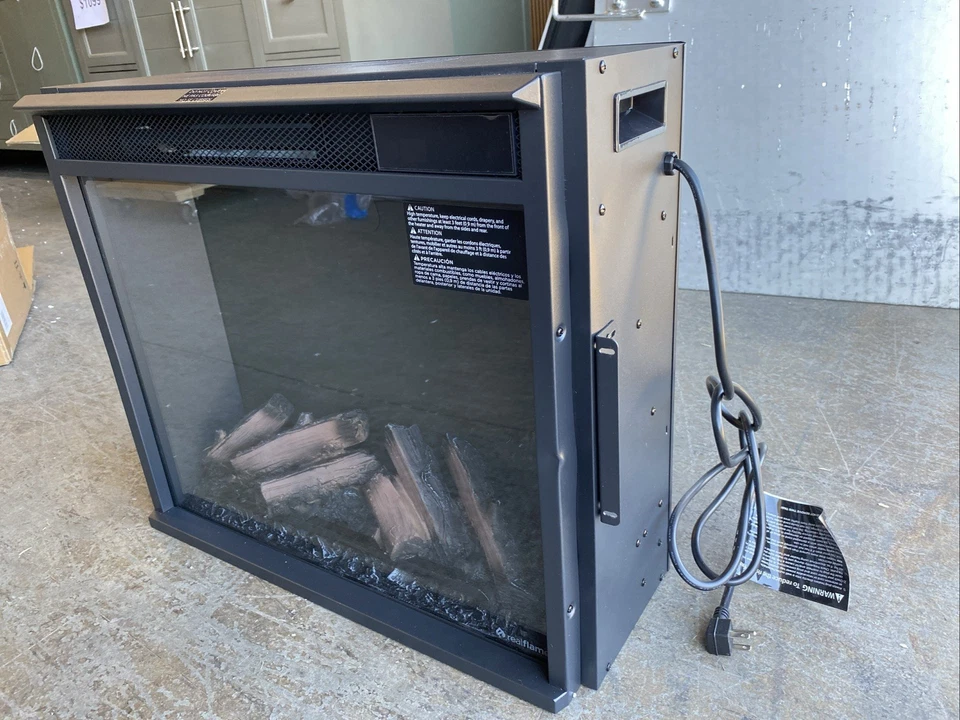 Real Flame 4199 VividFlame 24" Freestanding Electric Fireplace Heater 4780 BTU - Image 4 of 4