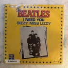 RC103 The Beatles ‘I Need You’ 7" Vinyl Record EX/EX French Pressing RARE