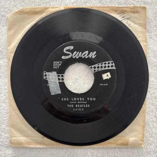 THE BEATLES She Loves You / I’ll Get You 7” Vinyl 45 1963 Swan original