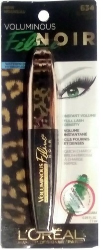 Loreal Voluminous Feline Mascara Waterproof Makeup L'Oreal # 634 Black Noir