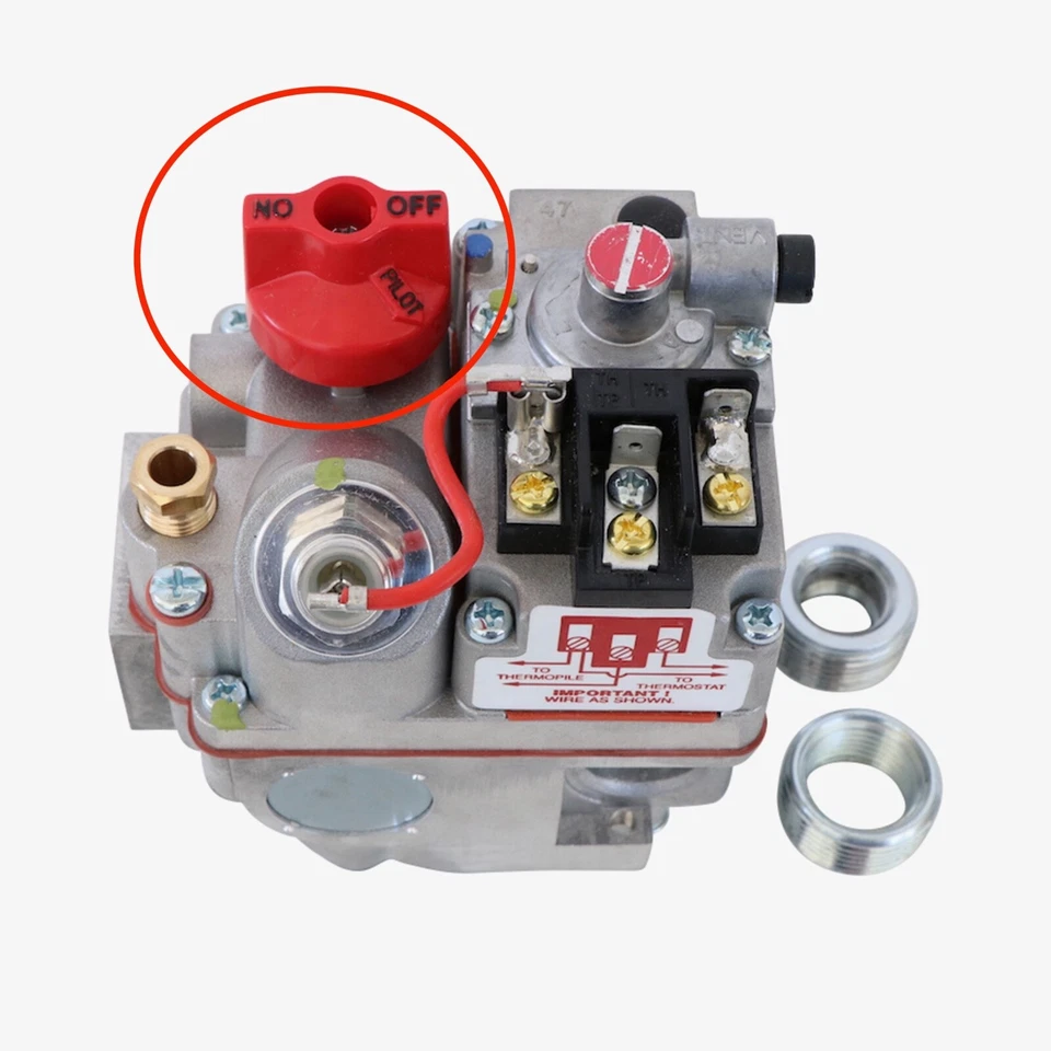 FRYER-COMBO GAS Control valve Imperial Part# 1173, 37560, Robertshaw 7000BMVR - Image 4 of 4