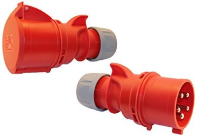 SET CEE Kupplung und Phasenwender 16A 5-polig 400V Starkstrom PCE
