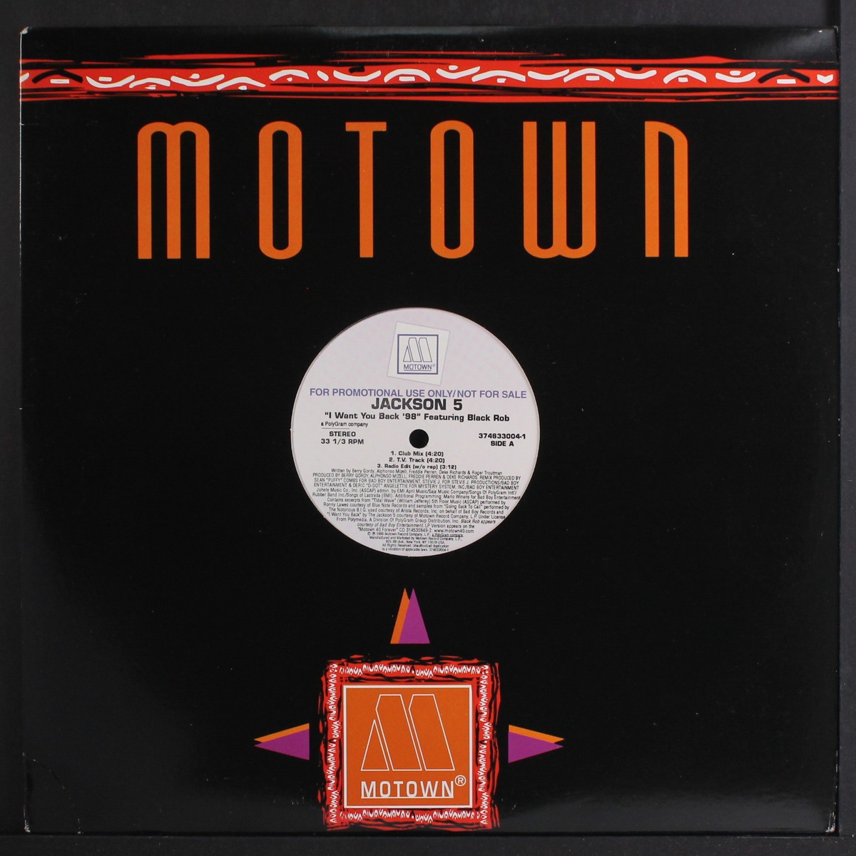 JACKSON 5: i want you back '98 feat. black rob MOTOWN 12