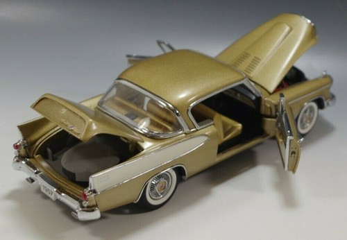 DANBURY MINT 1957 STUDEBAKER GOLDEN HAWK CAR GOLD COLLOR 1:24 SCALE DIE CAST #6 - Picture 7 of 10