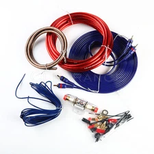 8 Gauge Amp Kit Amplifier Install Wiring Complete 8 Ga Installation Cables 800W