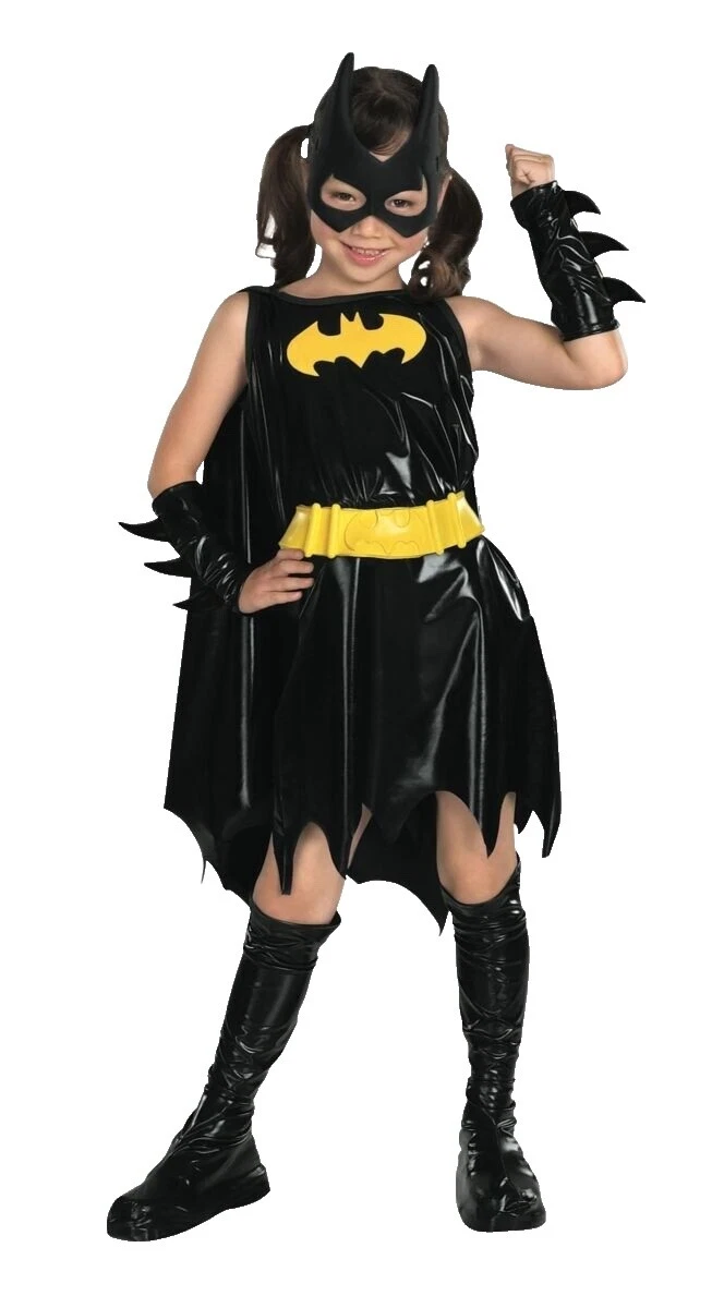 Batgirl Disfraz Traje completo para Niñas Negro