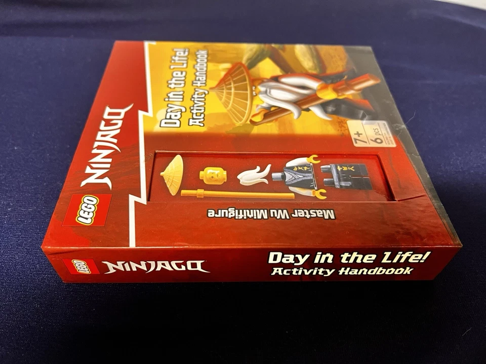 $PRICE DROP$ LEGO NINJAGO  Activity Handbook Exclusive Wu Mini Figure Sealed - Image 4 of 4