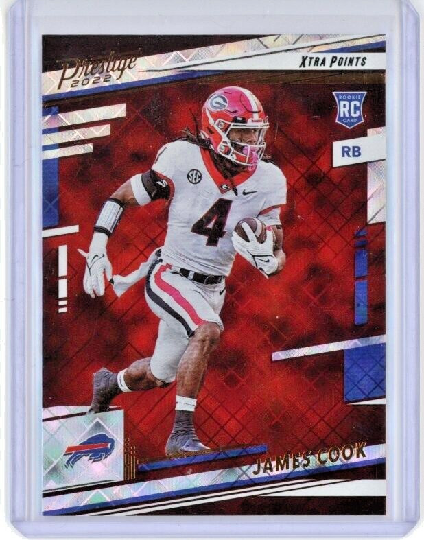 2022 Panini Prestige Rookies Xtra Points Diamond #347 James Cook RC Buffalo