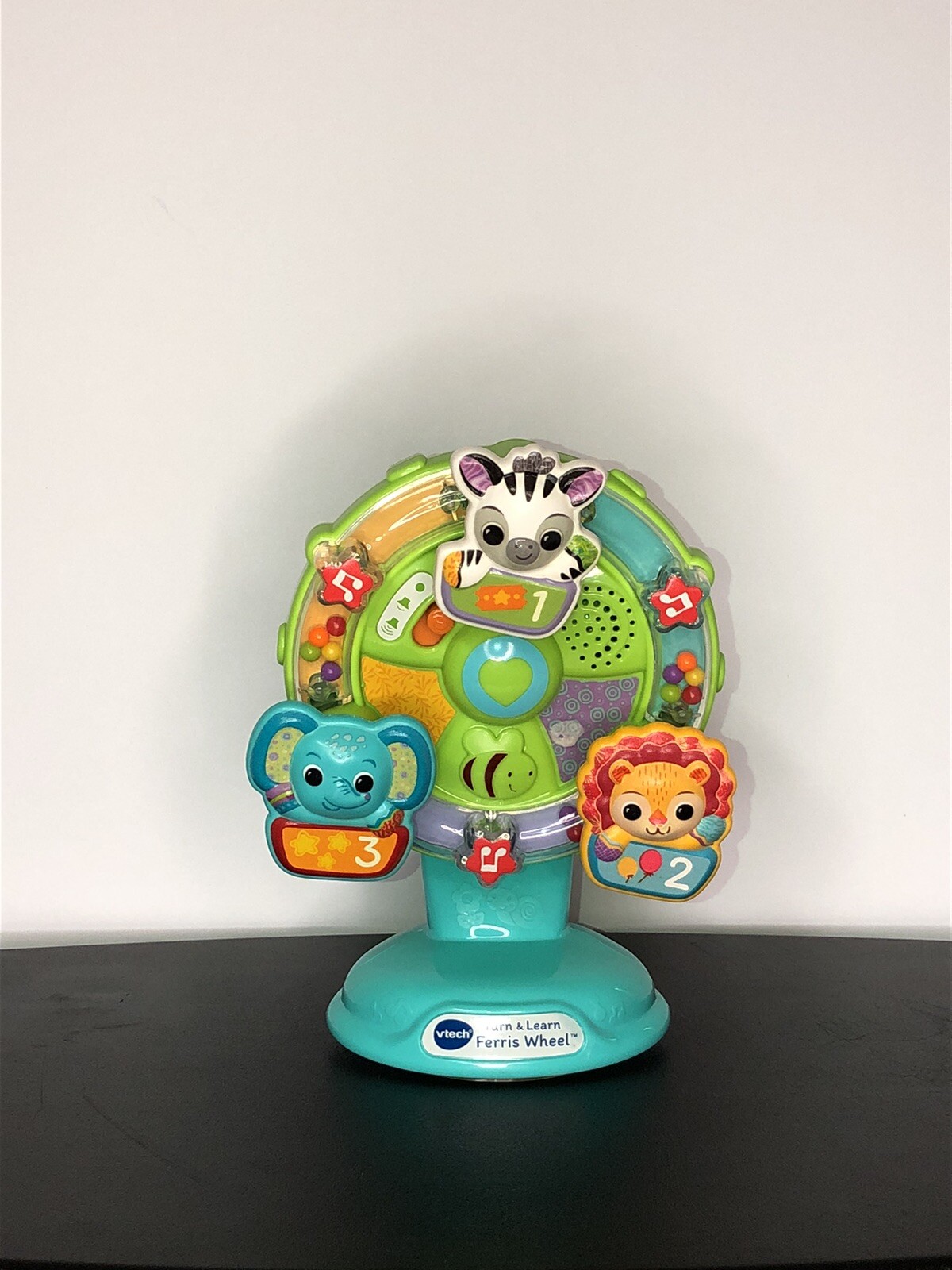 VTech Turn and Learn Ferris Wheel Zoo Animal Baby toy 6+ Months Learning